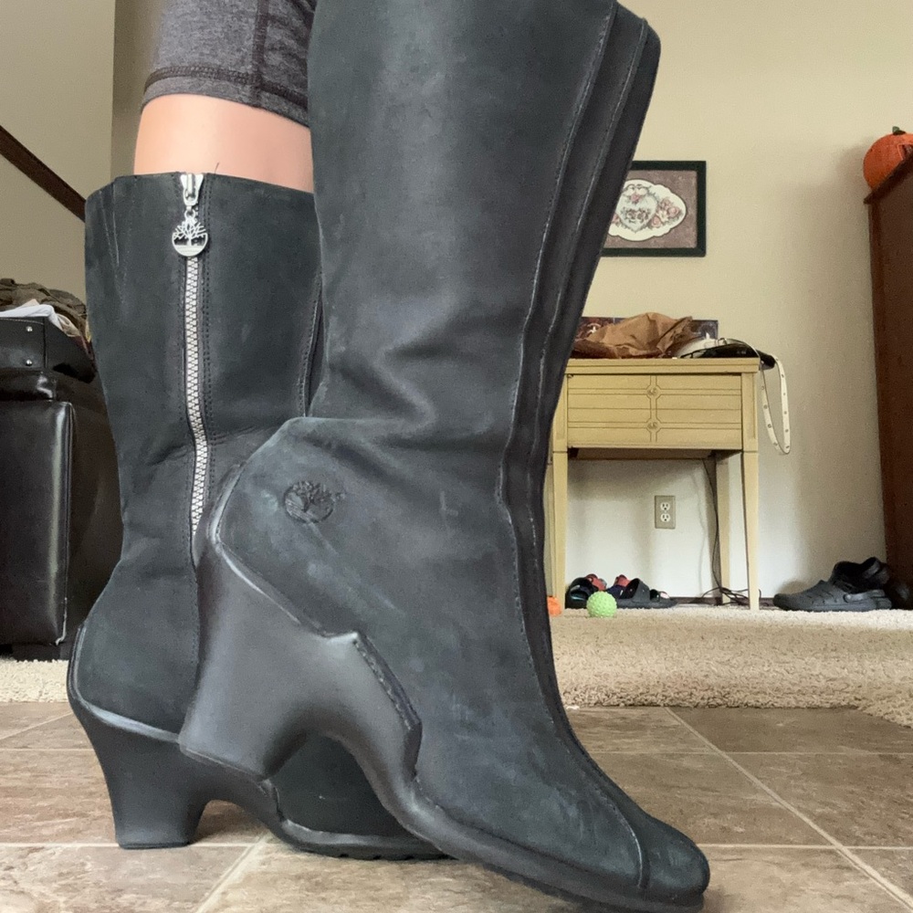 Timberland Uptown Tall Nubuck Leather Boots